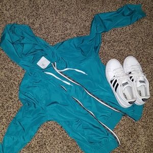 Blue zine jacket